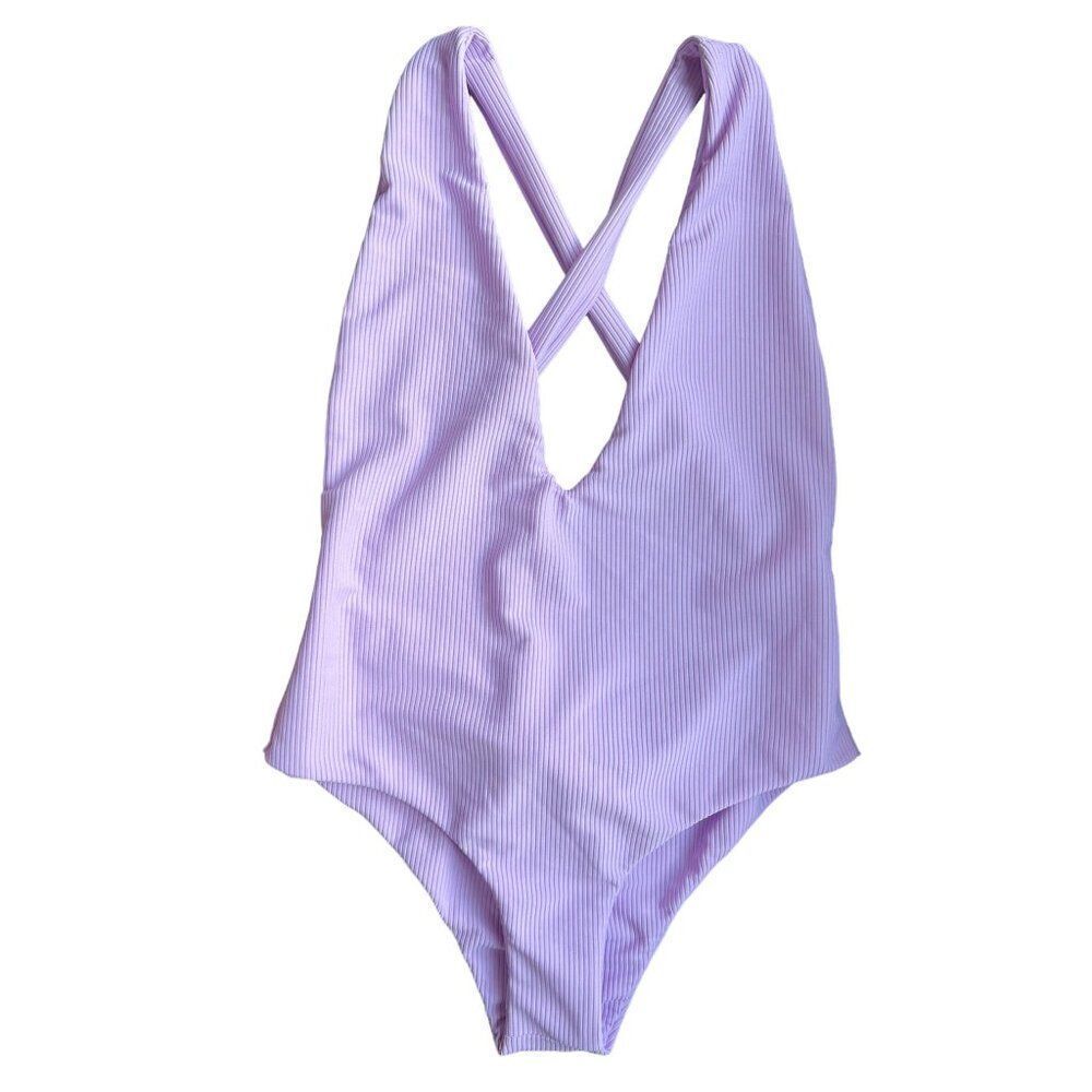 Free People Light Purple One Piece Swimsuit - Picture 3 of 6